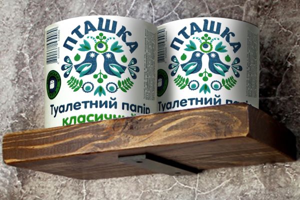 Класичний туалетний папір "Пташка"